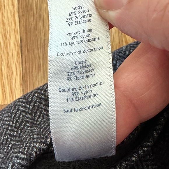 Ivivva Rhythmic Tight in Heathered Herringbone Sz 14 - Picture 7 of 10